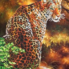 Схема вышивки «Ягуар»