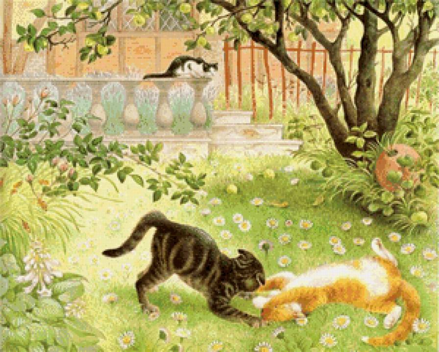 заигрались - коты, котики - предпросмотр