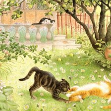 Схема вышивки «заигрались»