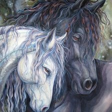 Схема вышивки «Пара»