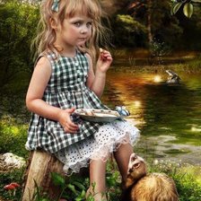 Схема вышивки «Dziewczynka»