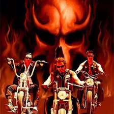 Схема вышивки «байк тема»