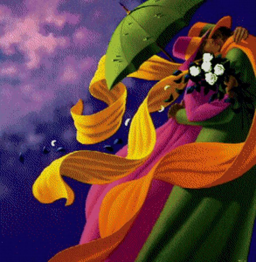 долгожданная встреча - пара, объятия - предпросмотр