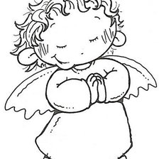 Схема вышивки «Ангел»