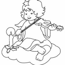 Схема вышивки «Ангел»