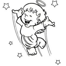 Схема вышивки «Ангел»