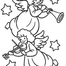 Схема вышивки «Ангел»