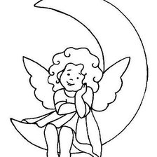 Схема вышивки «Ангел»