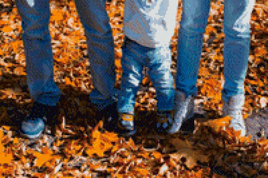 семья - осень, любовь, семья, обувь - предпросмотр