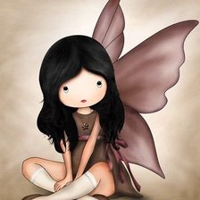 Схема вышивки «gorjeus hada sentada»