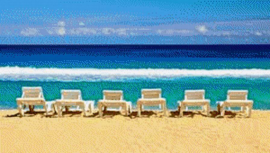 hamacas en la playa - предпросмотр