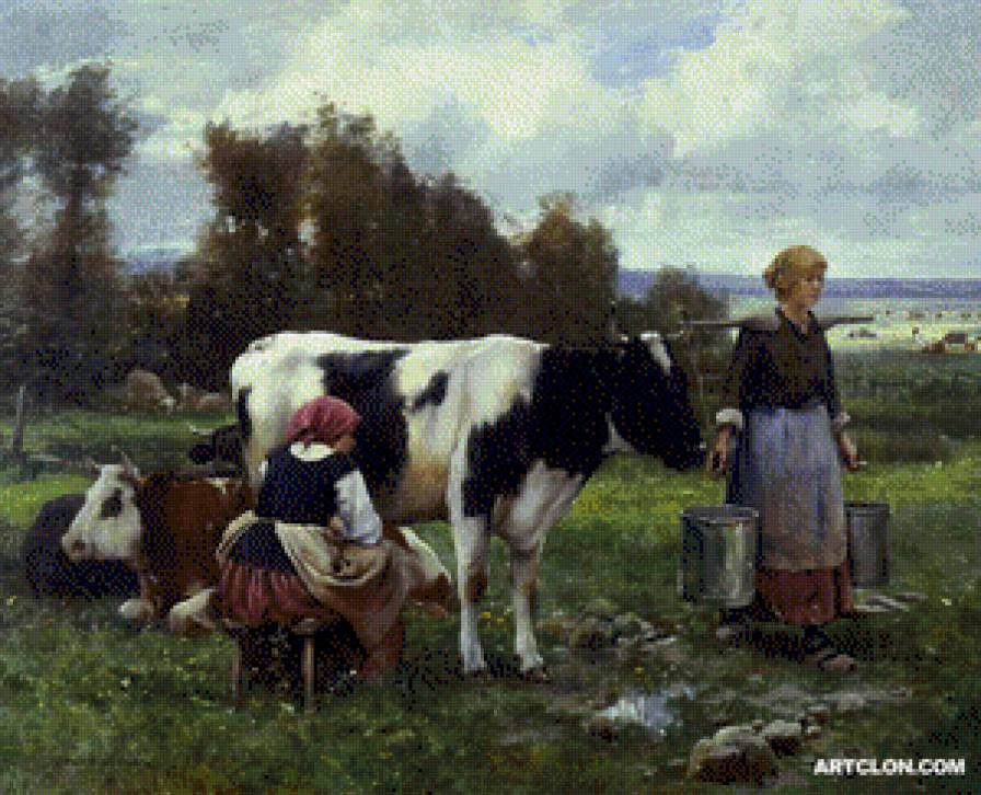 jules dupre ordeñando las vacas - предпросмотр
