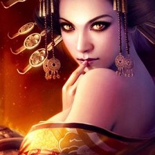 Схема вышивки «Красота женщины»