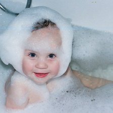 Схема вышивки «Ксюшка в пене)»