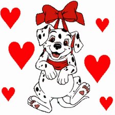 Схема вышивки «Далматинец»