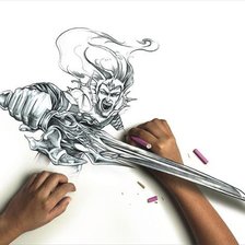 Схема вышивки «Wojownik»