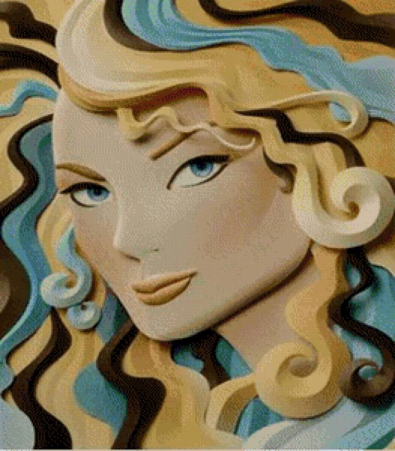 muchacha pelo revuelto - предпросмотр