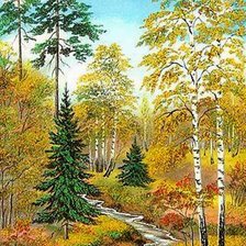 Схема вышивки «осень»