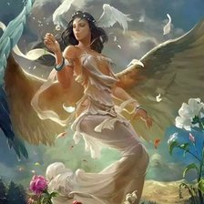 Схема вышивки «Angel»