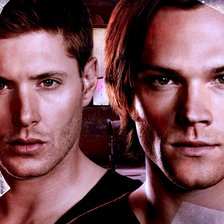 Схема вышивки «Supernatural_Dean_Sam»