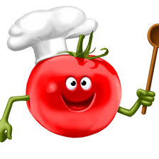 Схема вышивки «помидорчик»