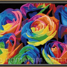 радужные цветы