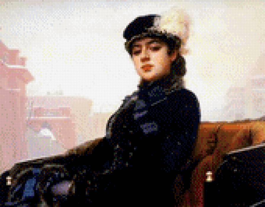 Дама в карете - люди - предпросмотр