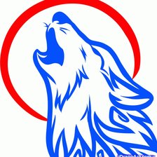 Схема вышивки «контур»