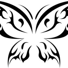 Схема вышивки «бабочка»