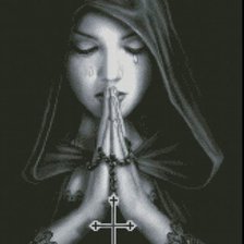 Схема вышивки «мольба»