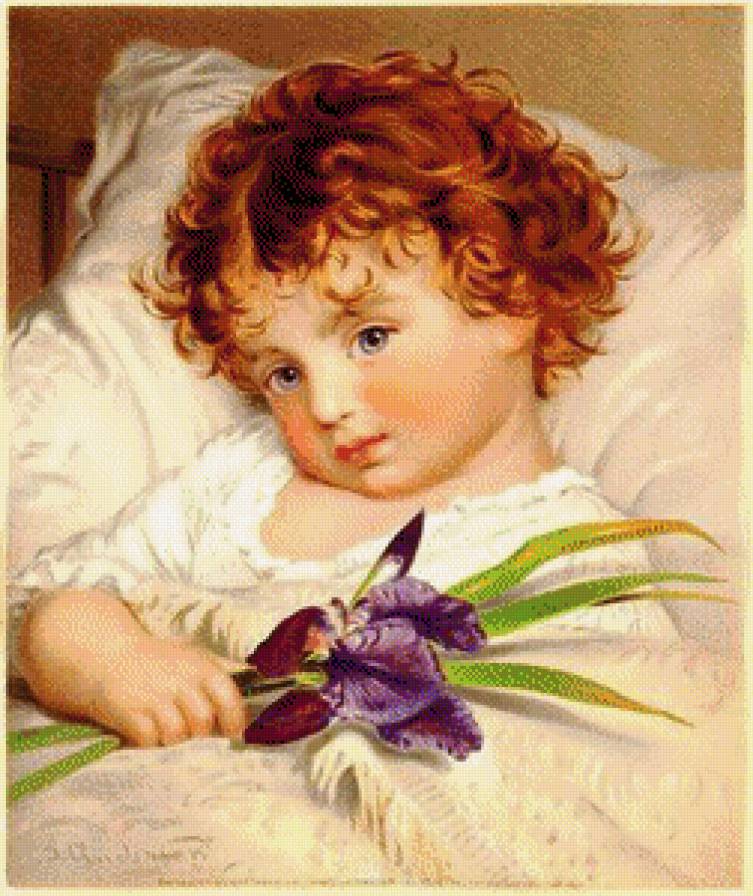 niña con iris - предпросмотр