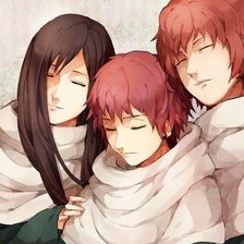 Схема вышивки «Семья Сасори»