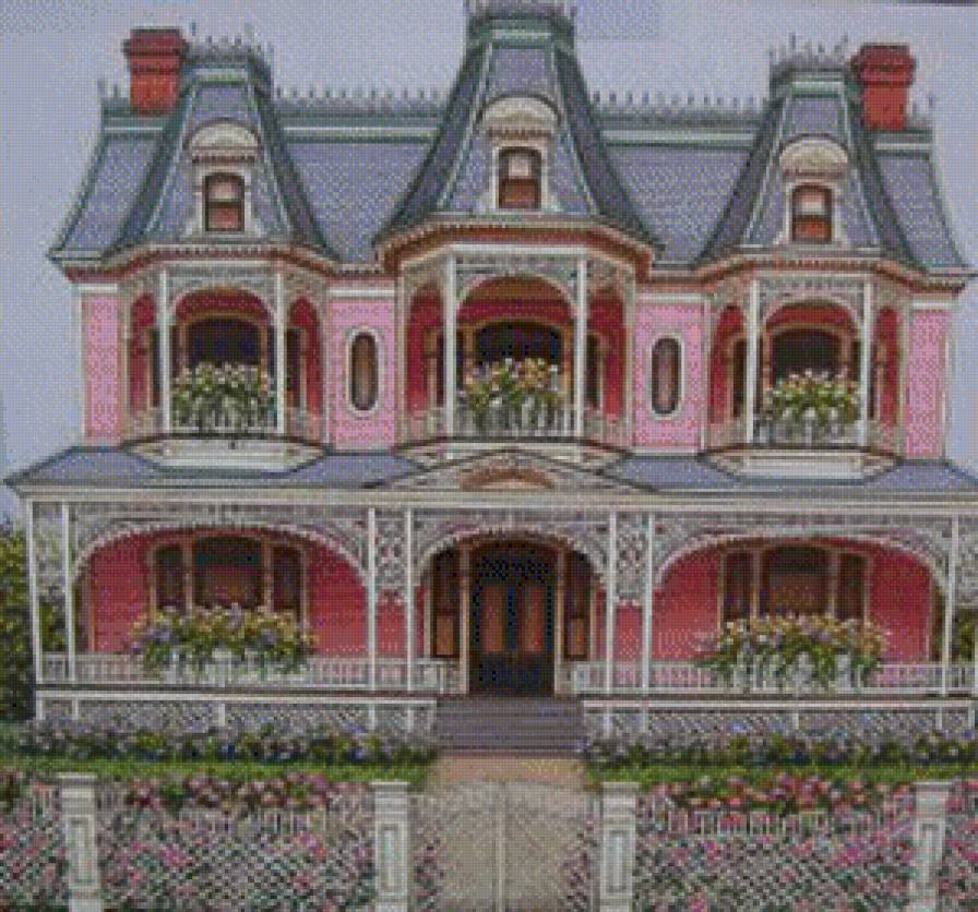 pink house - предпросмотр