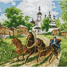 Схема вышивки «эх залётные»