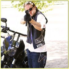 Схема вышивки «байкер 2»