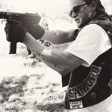 Схема вышивки «байкер 3»