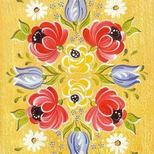 Схема вышивки «узоры»