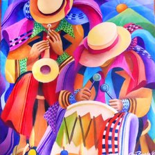 Схема вышивки «tun y chirimia»