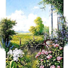 Схема вышивки «Сад»