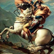 Схема вышивки «Napoleon_cruzando_Alpes_Jacques_Louis_David»