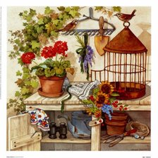 Схема вышивки «садовый натюрморт»