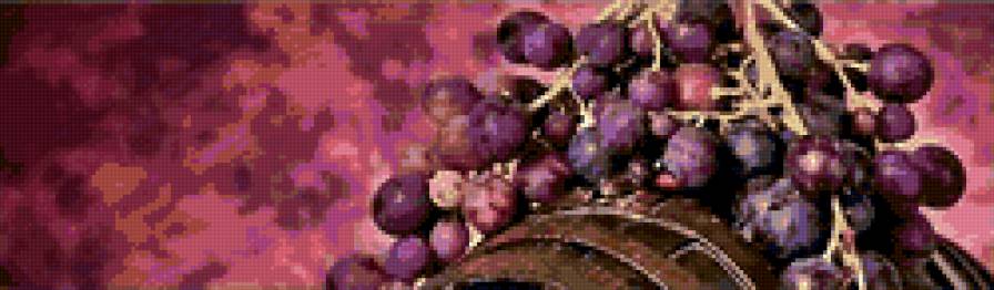 триптих вино (часть 2) - виноград, модуль, бокал, модульные - предпросмотр