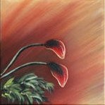 Схема вышивки «триптих маки (часть 4)»