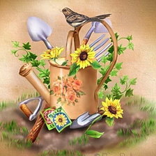 Схема вышивки «annaffiatoio»