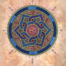 Схема вышивки «восточный узор»