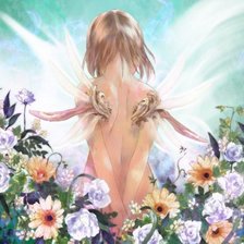 Схема вышивки «ангел»