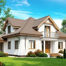 Схема вышивки «Дом мечты»