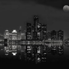 Схема вышивки «город»