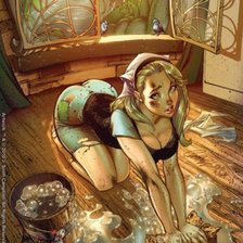 Схема вышивки «золушка»