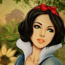 Схема вышивки «Белоснежка»